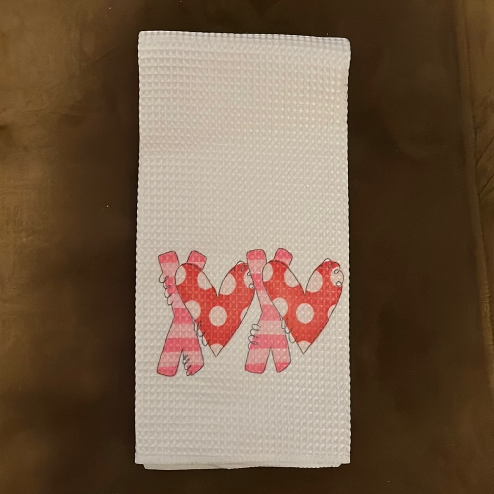 Valentine’s Dish Towel